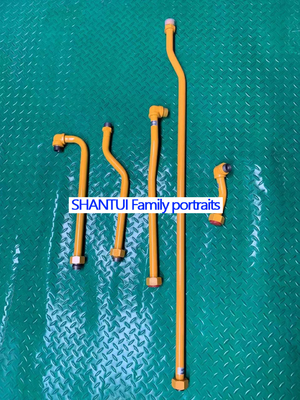 SHANTUI SE60 발굴기 수압 철 오일 파이프에 적용