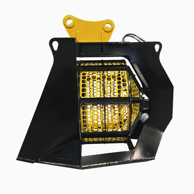 0.46 - 1.2 M3 용량 Excavator Sieve Bucket 수압 회전 스크린 버킷